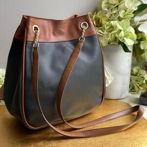 Bottega Veneta Marco Polo Nero Leather Shoulder Tote